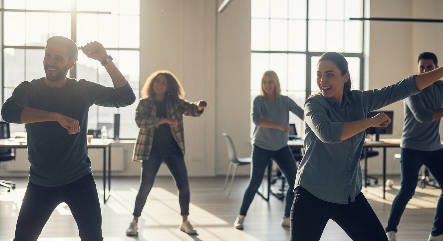 静かなオフィスに「もっと笑い」を！ チームの空気をガラリと変える、楽しい「身体活動」のススメ