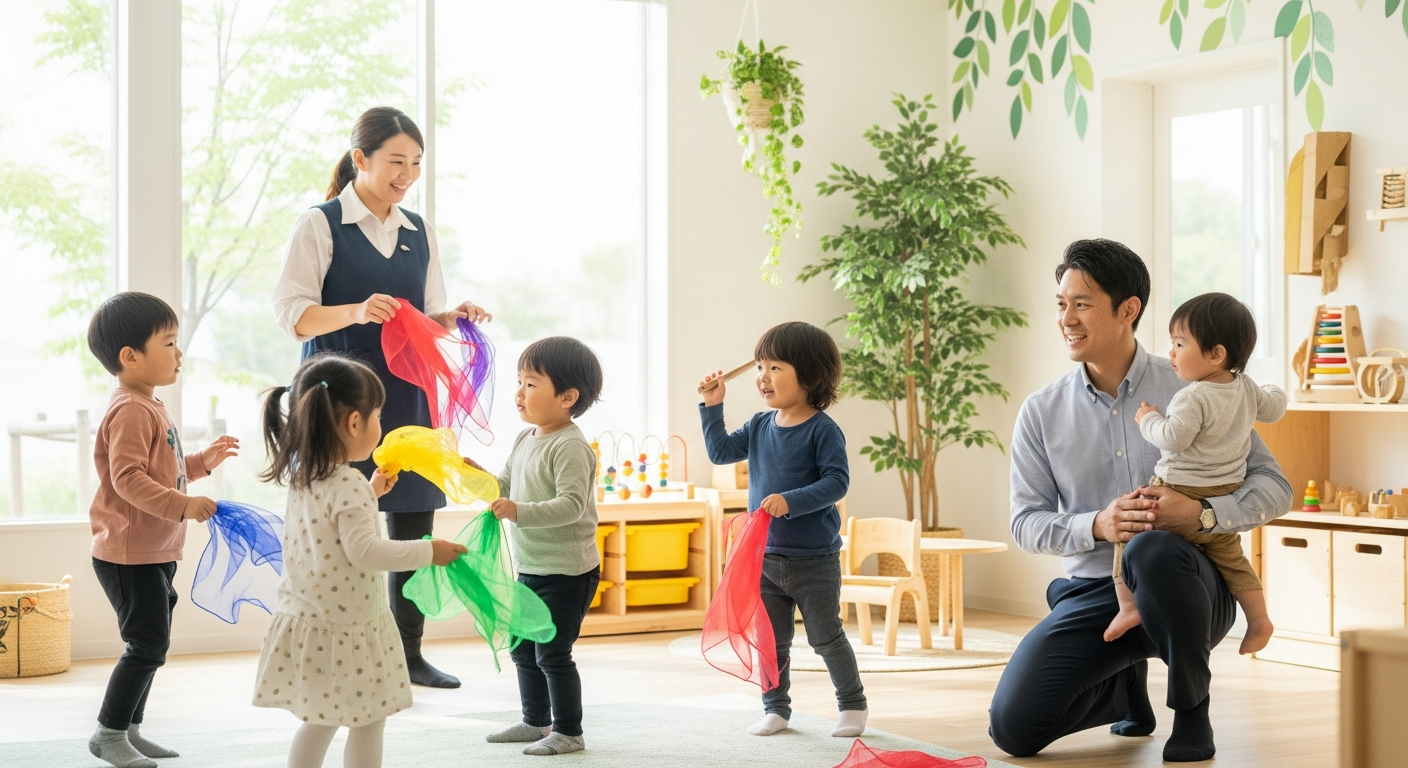 企業内託児所を「学びの庭」へ。リトミックの科学的効果が、働くパパママと企業の絆を深める理由