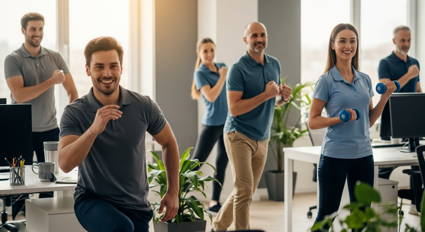 「飲み会」頼みの交流はもう古い？一歩先をいくリーダーが選ぶ、オフィスで完結する「参加型フィットネスイベント」の全貌