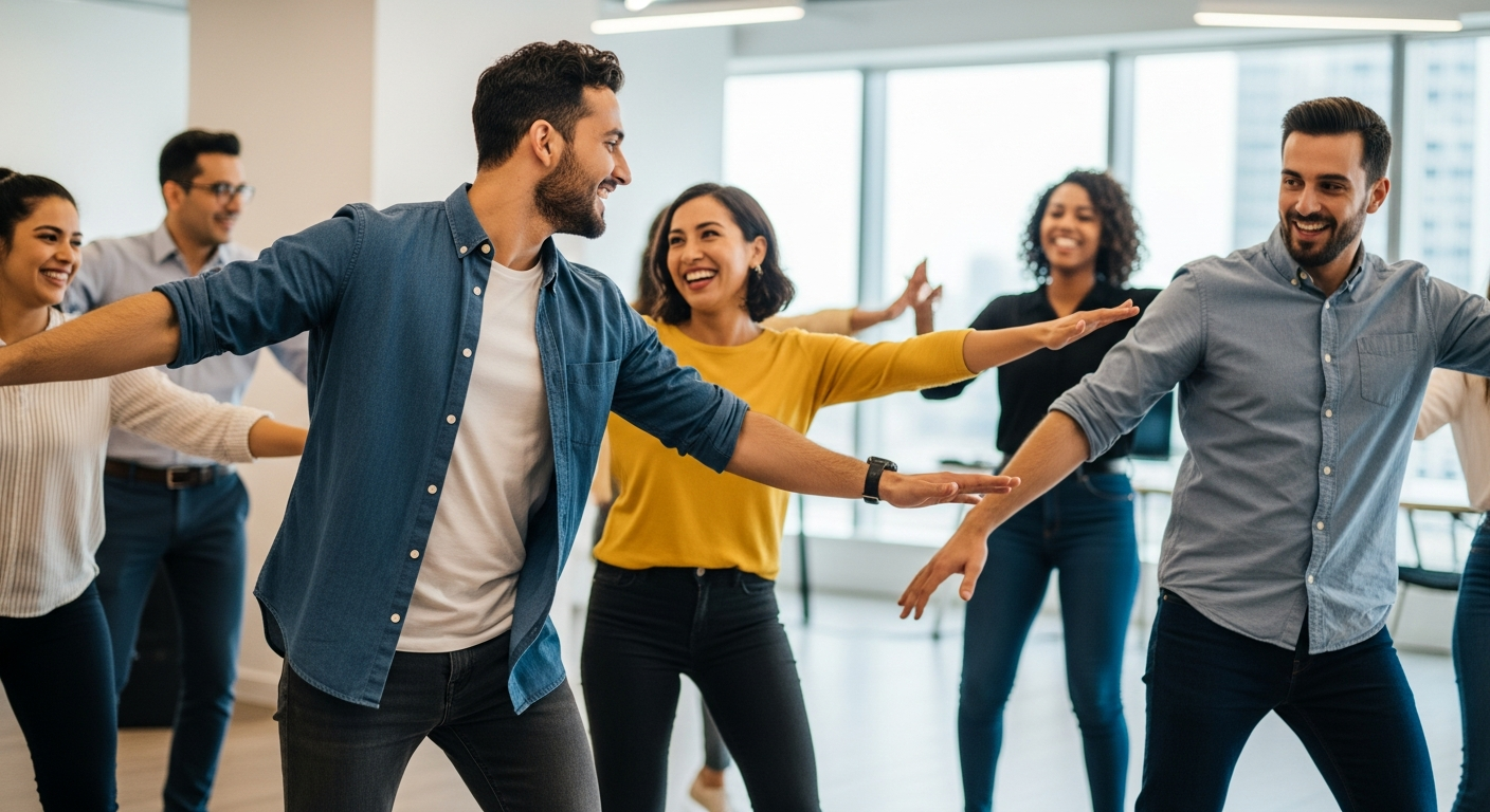 健康経営にダンスを取り入れる意味とは？肩周りを動かす時間が職場にもたらすもの